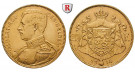 Belgien, Königreich, Albert I., 20 Francs 1914, 5,81 g fein, f.vz/vz+