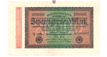 Inflation 1919-1924, 20000 Mark 20.02.1923, II, Rb. 84c