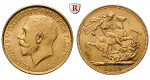 Indien, Britisch-Indien, George V., Pound 1918, ss-vz