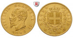 Italien, Königreich, Vittorio Emanuele II., 20 Lire 1863, 5,81 g fein, ss-vz/vz
