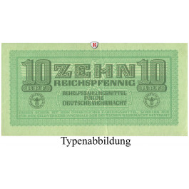 Besatzungsausgaben des 2. Weltkrieges 1939-1945, Behelfzahlmittel der Wehrmacht, 10 Reichspfennig o.D., III, Rb. 503