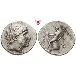 Syrien, Königreich der Seleukiden, Antiochos I., Tetradrachme 272-261 v.Chr., ss