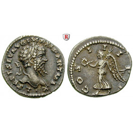Römische Kaiserzeit, Septimius Severus, Denar 198-202, ss-vz