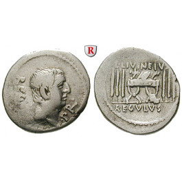 Römische Republik, L. Livineius Regulus, Denar, ss