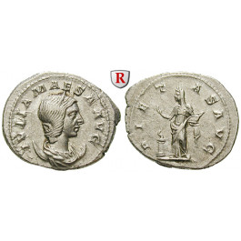 Römische Kaiserzeit, Julia Maesa,Großmutter des Elagabal, Antoninian, ss-vz