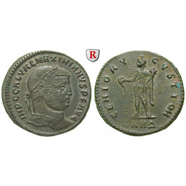 Römische Kaiserzeit, Galerius, Follis 308, ss-vz