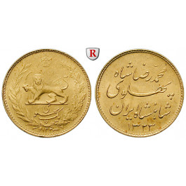 Iran, Mohammed Riza Pahlevi, Pahlavi 1941-1945, 7,32 g fein, vz