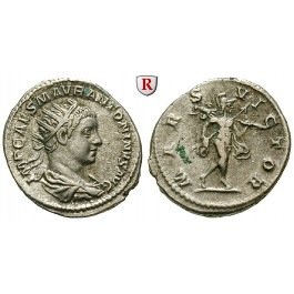 Römische Kaiserzeit, Elagabal, Antoninian 218, ss