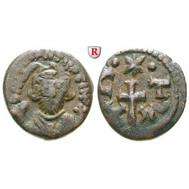 Byzanz, Constans II., Halbfollis (20 Nummi) 641-668, s+