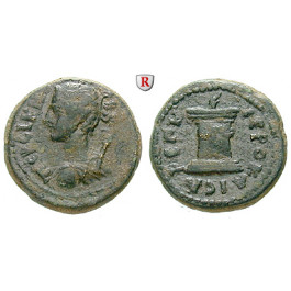 Römische Provinzialprägungen, Lydien, Hierokaisareia, Autonome Prägungen, Bronze 1.-2. Jh., ss+
