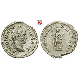 Römische Kaiserzeit, Caracalla, Denar 209, vz/ss