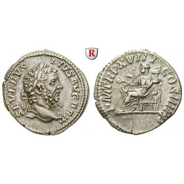 Römische Kaiserzeit, Septimius Severus, Denar 210, vz