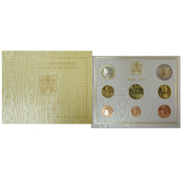 Vatikan, Benedikt XVI., Euro-Kursmünzensatz 2009, st