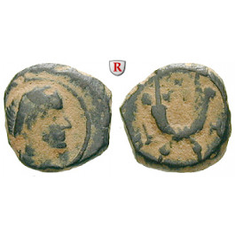 Nabataea, Petra, Aretas IV., Bronze 9 v.Chr.-40 n.Chr., f.ss