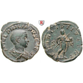 Römische Kaiserzeit, Philippus II., Caesar, Sesterz 244-247, vz