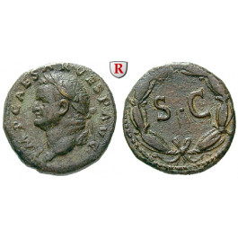 Römische Provinzialprägungen, Seleukis und Pieria, Antiocheia am Orontes, Vespasianus, Bronze 74, f.vz