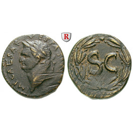 Römische Provinzialprägungen, Seleukis und Pieria, Antiocheia am Orontes, Vespasianus, Bronze, ss