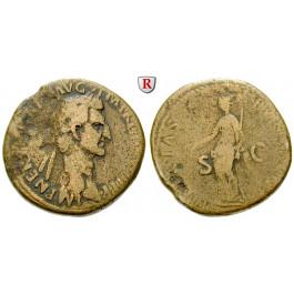 Römische Kaiserzeit, Nerva, Sesterz 97, ss