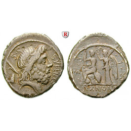 Römische Republik, M. Nonius Sufenas, Denar 59 v.Chr., ss