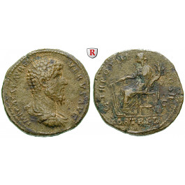 Römische Kaiserzeit, Lucius Verus, Sesterz 162-163, ss