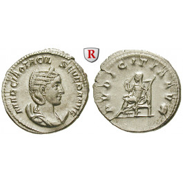 Römische Kaiserzeit, Otacilia Severa, Frau Philippus I., Antoninian 244-246, vz-st