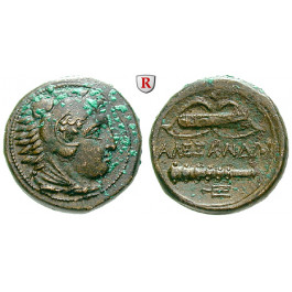 Makedonien, Königreich, Alexander III. der Grosse, Bronze 336-323 v.Chr., f.st