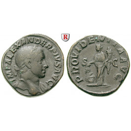 Römische Kaiserzeit, Severus Alexander, Sesterz 222-235, ss+