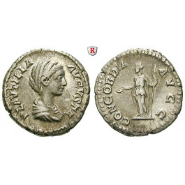 Römische Kaiserzeit, Plautilla, Frau des Caracalla, Denar 202-205, ss