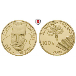 Finnland, Republik, 100 Euro 2004, 7,78 g fein, PP