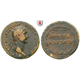 Römische Provinzialprägungen, Kappadokien, Caesarea, Traianus, Bronze, ss