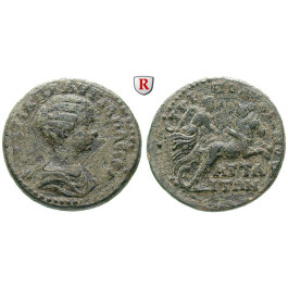Römische Provinzialprägungen, Mysien, Attaia, Plautilla, Frau des Caracalla, Bronze, ss+