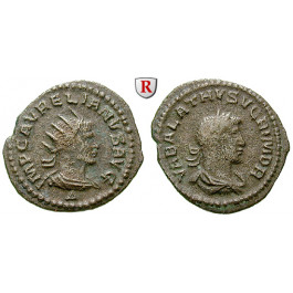 Römische Kaiserzeit, Vabalathus, Antoninian 270-272, ss+/ss
