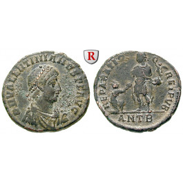 Römische Kaiserzeit, Valentinianus II., Bronze 383-388, ss-vz