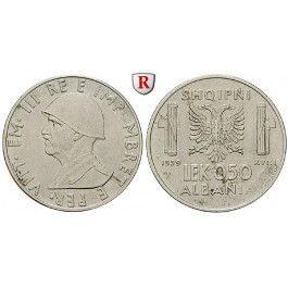 Albanien, Vittorio Emanuele III., 0,5 Lek 1939, vz-st