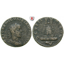 Römische Provinzialprägungen, Kommagene, Zeugma, Philippus II., Bronze, ss