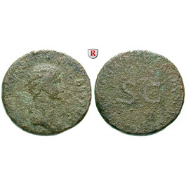 Römische Kaiserzeit, Agrippina Senior, Frau des Germanicus, Sesterz 50-54, s+