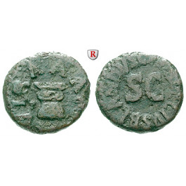 Römische Kaiserzeit, Augustus, Quadrans 4 v.Chr., f.ss