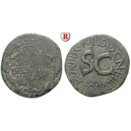 Römische Kaiserzeit, Augustus, Dupondius 15 v.Chr., s/f.ss