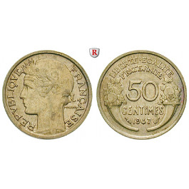 Frankreich, Provisorische Regierung, 50 Centimes 1947, ss-vz