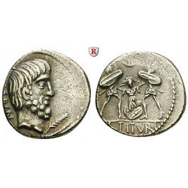 Römische Republik, L. Titurius Sabinus, Denar, ss-vz