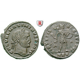 Römische Kaiserzeit, Maximinus II., Follis 310, vz/ss-vz