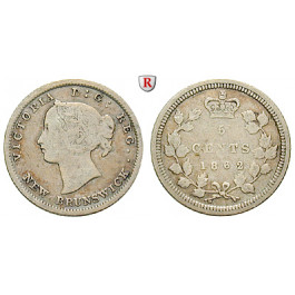 Kanada, New Brunswick, 5 Cents 1862, f.ss