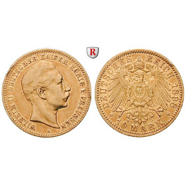 Deutsches Kaiserreich, Preussen, Wilhelm II., 10 Mark 1898, A, ss, J. 251