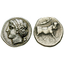 Italien-Kampanien, Neapolis, Didrachme 290-270 v.Chr., ss+/ss