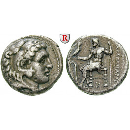 Makedonien, Königreich, Alexander III. der Grosse, Tetradrachme 320-280 v.Chr., ss-vz