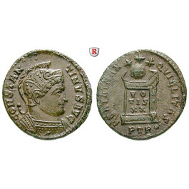Römische Kaiserzeit, Constantinus I., Follis 321, vz