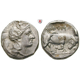 Italien-Lukanien, Thurium, Stater 350-300 v.Chr., ss/ss-vz