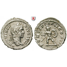 Römische Kaiserzeit, Caracalla, Denar 208, ss-vz