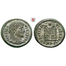 Römische Kaiserzeit, Constantinus I., Follis 324-25, vz-st