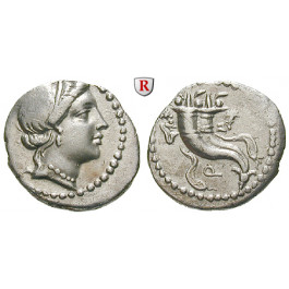 Römische Republik, L. Cornelius Sulla, Denar 81 v.Chr., vz